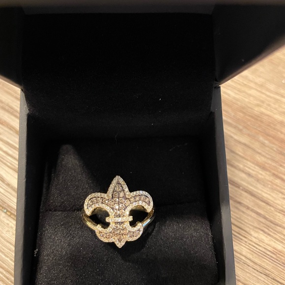 Levian Showpiece Fleur-De-Lis 18K Chocolate and White Diamond - Picture 7 of 7